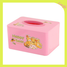 Three Color Available Rectangle Plastic Tissue Boxes (FF-5073-4)